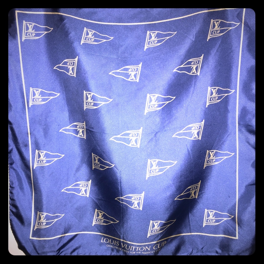 Vintage Louis Vuitton Cup scarf